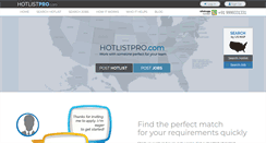 Desktop Screenshot of hotlistpro.com